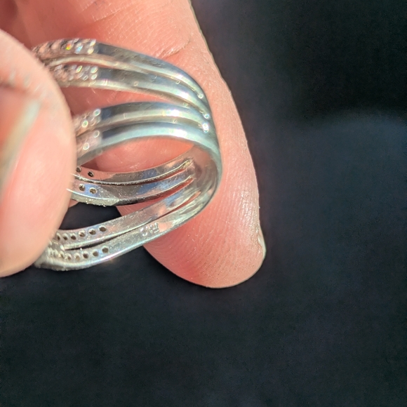 💍 Meander-Ring With CZ - Picture 4 of 7